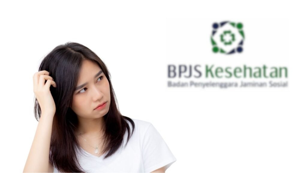 seorang perempuan bingung apakah dia memilih BPJS atau tidak