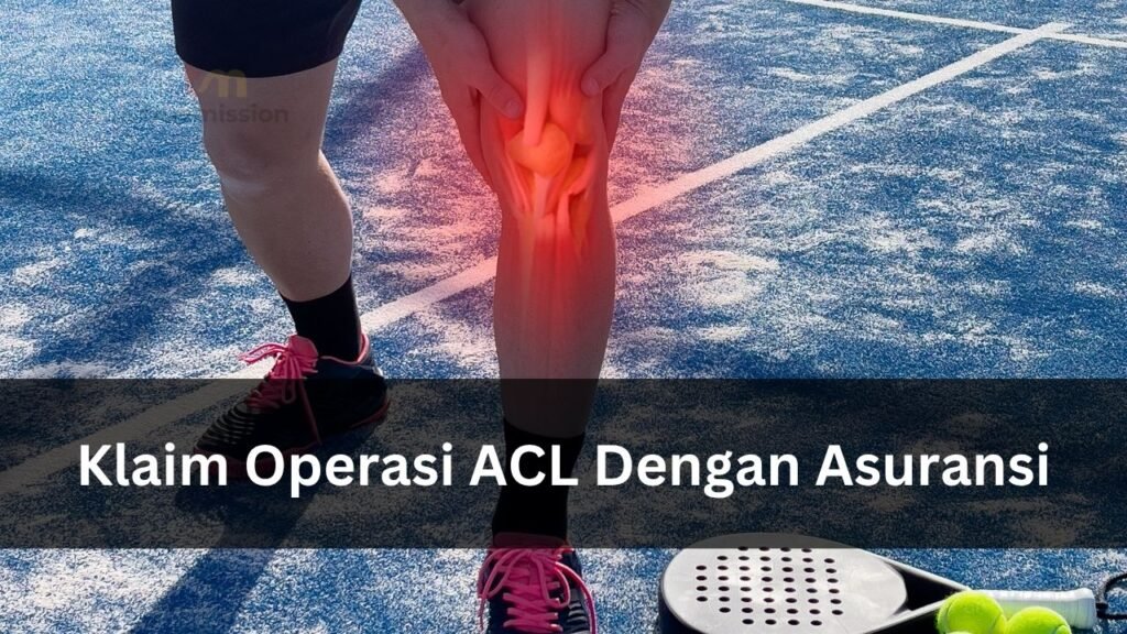 klaim operasi ACL dengan Asuransi - gambar menunjukkan cedera lutut karena olahraga