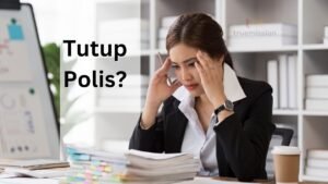 perempuan kebingungan karena ingin tutup polis prudential