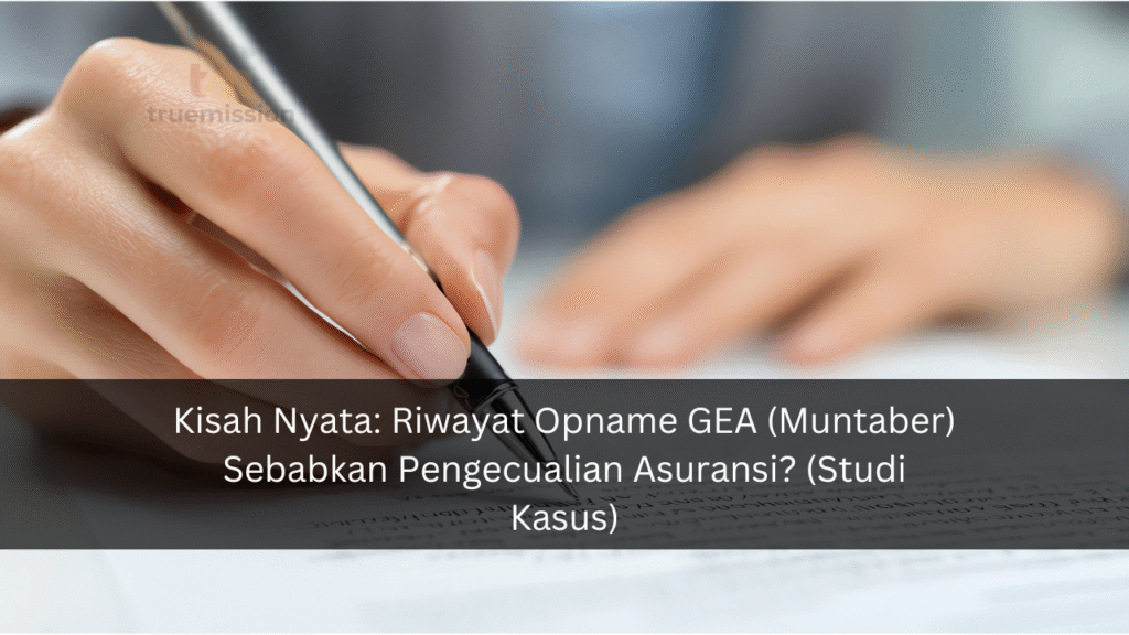 Kisah Nyata: Riwayat Opname GEA (Muntaber) Sebabkan Pengecualian Asuransi? (Studi Kasus)