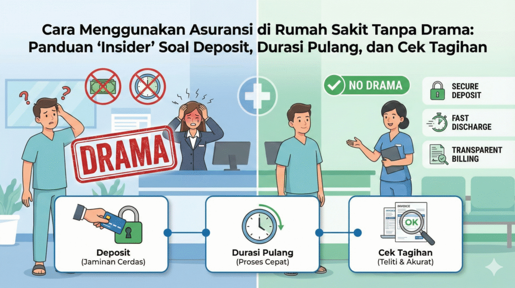 Cara Menggunakan Asuransi di Rumah Sakit Tanpa Drama: Panduan "Insider" Soal Deposit, Durasi Pulang, dan Cek Tagihan