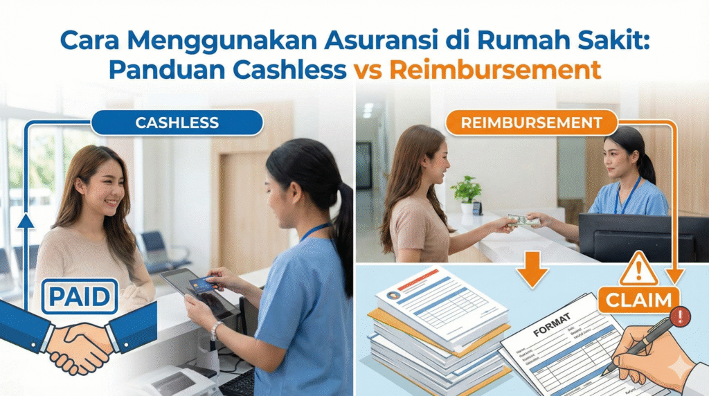Cara Menggunakan Asuransi di Rumah Sakit: Panduan Cashless vs Reimbursement