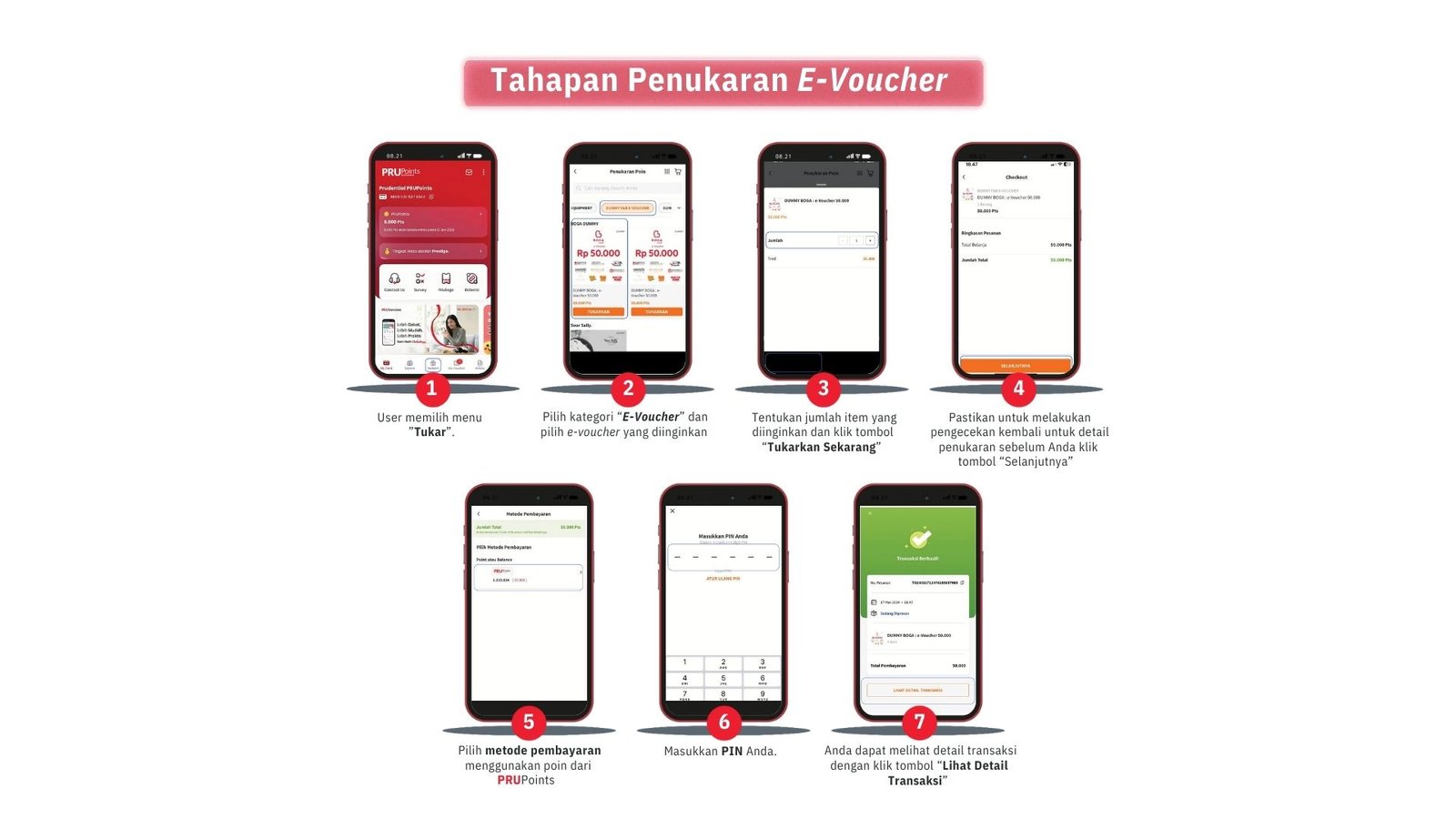 cara tukar point PRUPoints