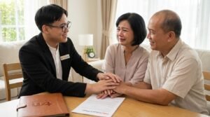 Kelegaan nasabah TrueMission setelah mendapatkan kepastian proteksi jiwa dan dana tunai dari asuransi dwiguna prudential prusmartplan yang dijelaskan oleh Dandy.